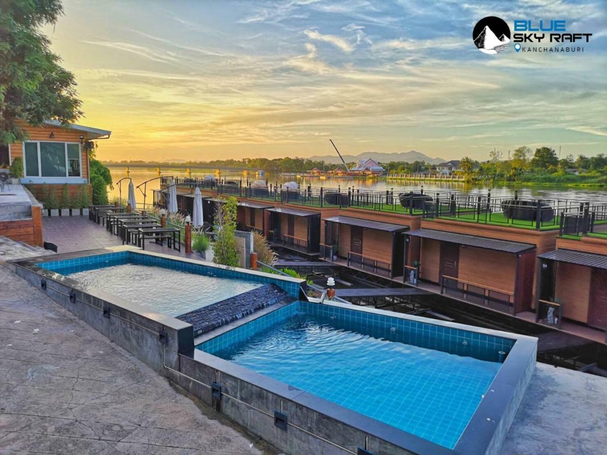 Blue Sky Raft At Kanchanaburi Hotel Exterior photo